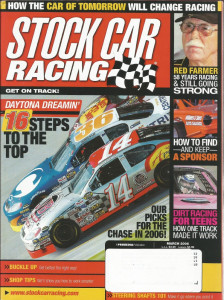STOCK CAR RACING 2006 MAR - Farmer, Advice to rookies, Safety Belts, Steering